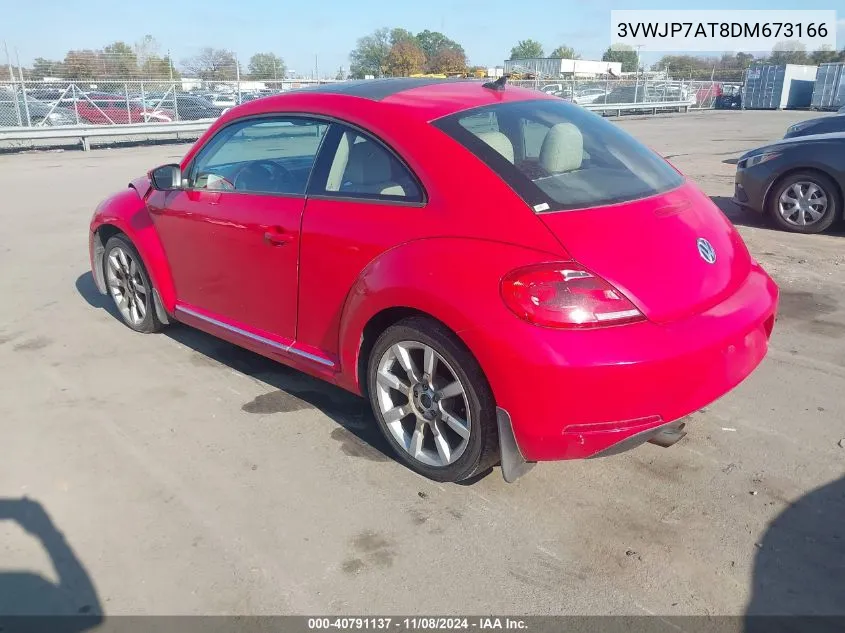 2013 Volkswagen Beetle 2.5L VIN: 3VWJP7AT8DM673166 Lot: 40791137