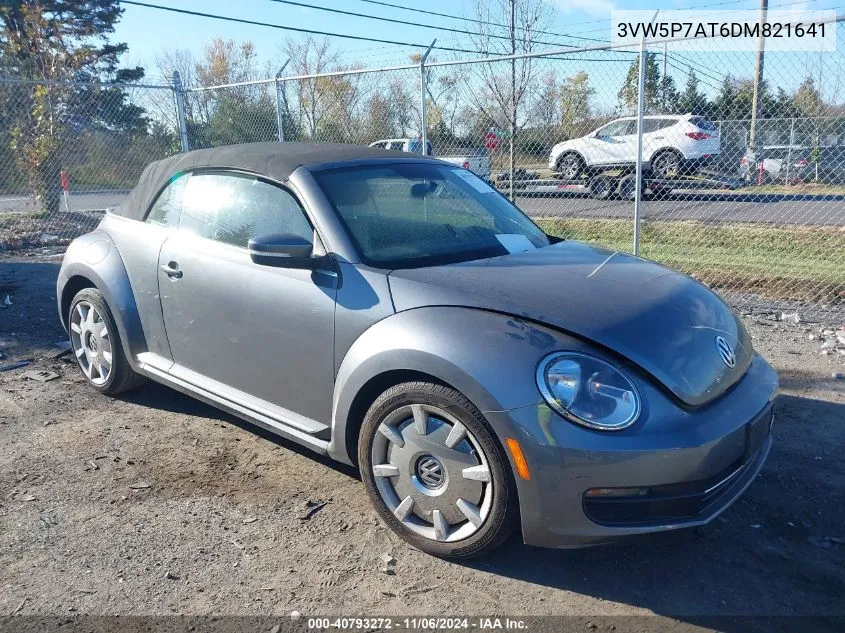 2013 Volkswagen Beetle 2.5L VIN: 3VW5P7AT6DM821641 Lot: 40793272