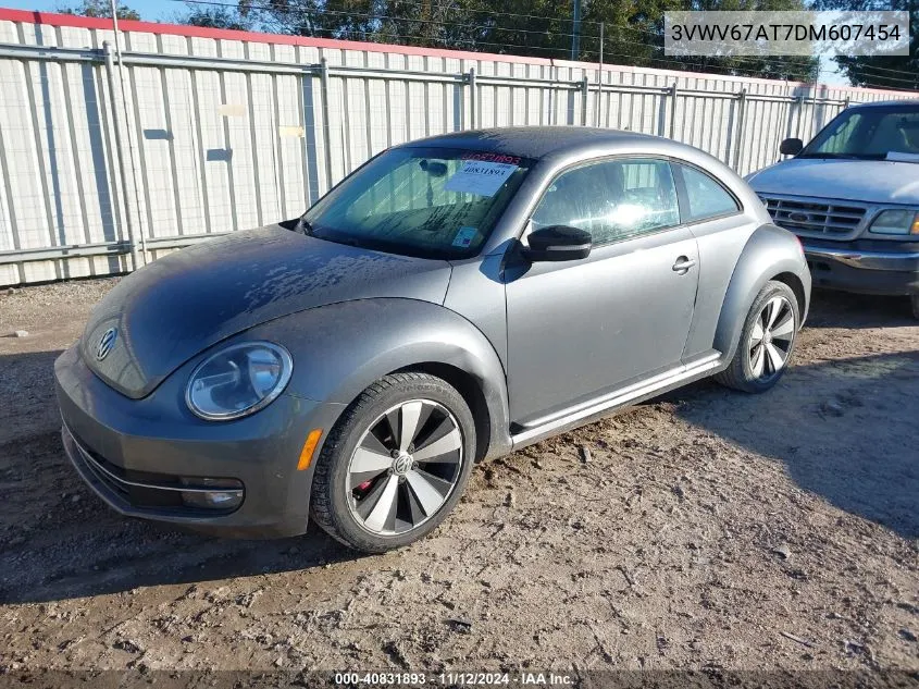 2013 Volkswagen Beetle 2.0T Turbo VIN: 3VWV67AT7DM607454 Lot: 40831893