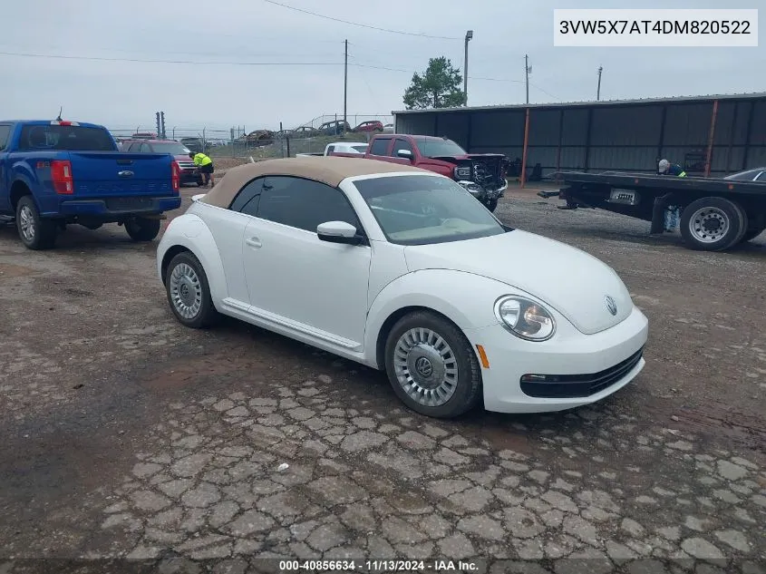 2013 Volkswagen Beetle 2.5L VIN: 3VW5X7AT4DM820522 Lot: 40856634