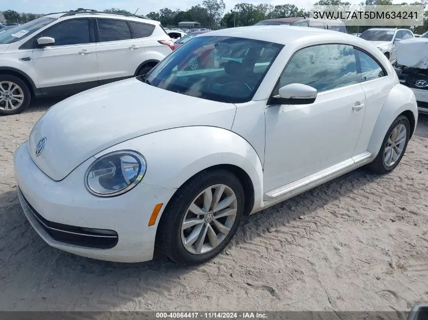 2013 Volkswagen Beetle 2.0L Tdi VIN: 3VWJL7AT5DM634241 Lot: 40864417