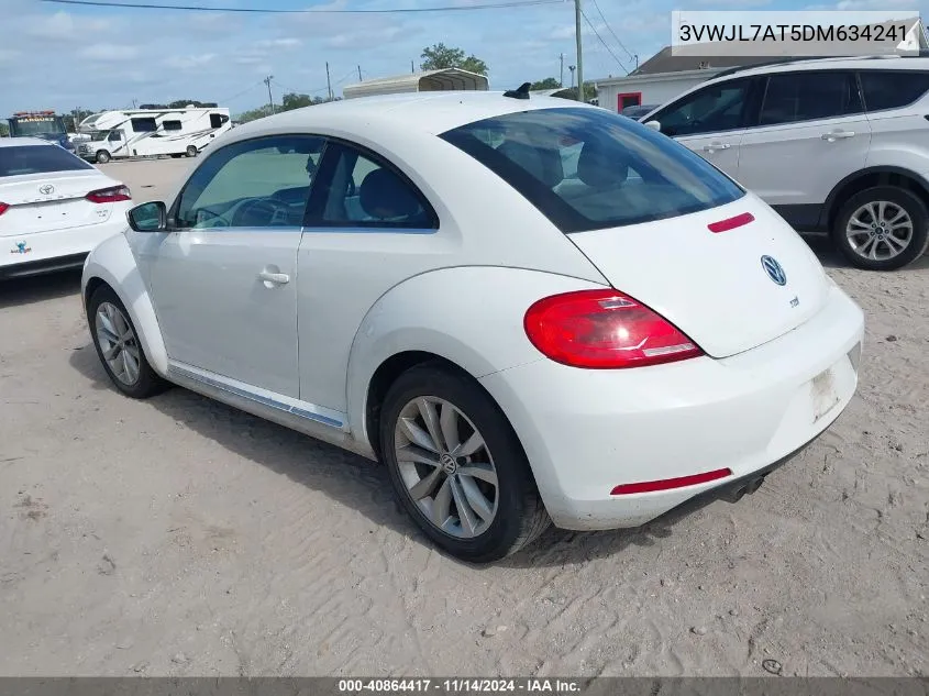 2013 Volkswagen Beetle 2.0L Tdi VIN: 3VWJL7AT5DM634241 Lot: 40864417