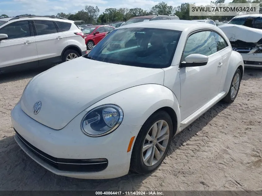 2013 Volkswagen Beetle 2.0L Tdi VIN: 3VWJL7AT5DM634241 Lot: 40864417