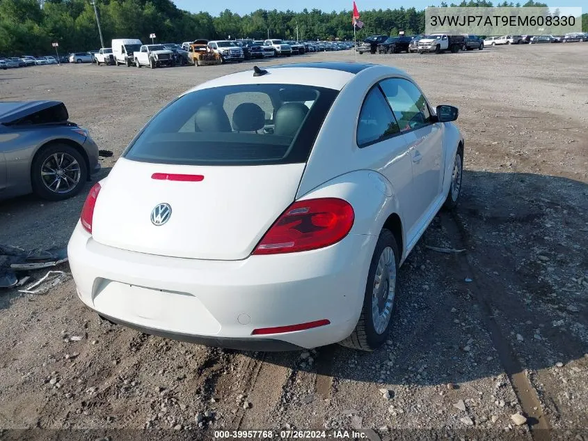 2014 Volkswagen Beetle 2.5L VIN: 3VWJP7AT9EM608330 Lot: 39957768