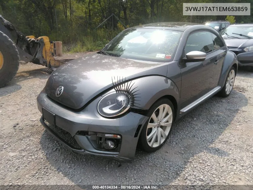 2014 Volkswagen Beetle 1.8T VIN: 3VWJ17AT1EM653859 Lot: 40134334