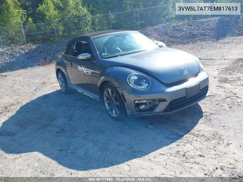 3VW5L7AT7EM817613 2014 Volkswagen Beetle 2.0L Tdi