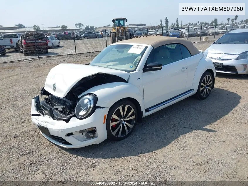 3VW7T7ATXEM807960 2014 Volkswagen Beetle 2.0T R-Line