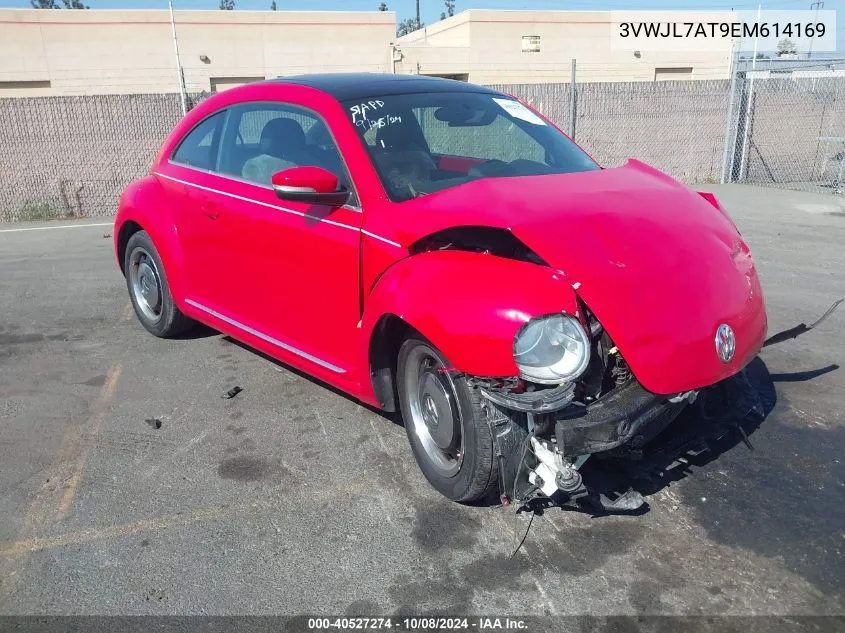 2014 Volkswagen Beetle 2.0L Tdi VIN: 3VWJL7AT9EM614169 Lot: 40527274