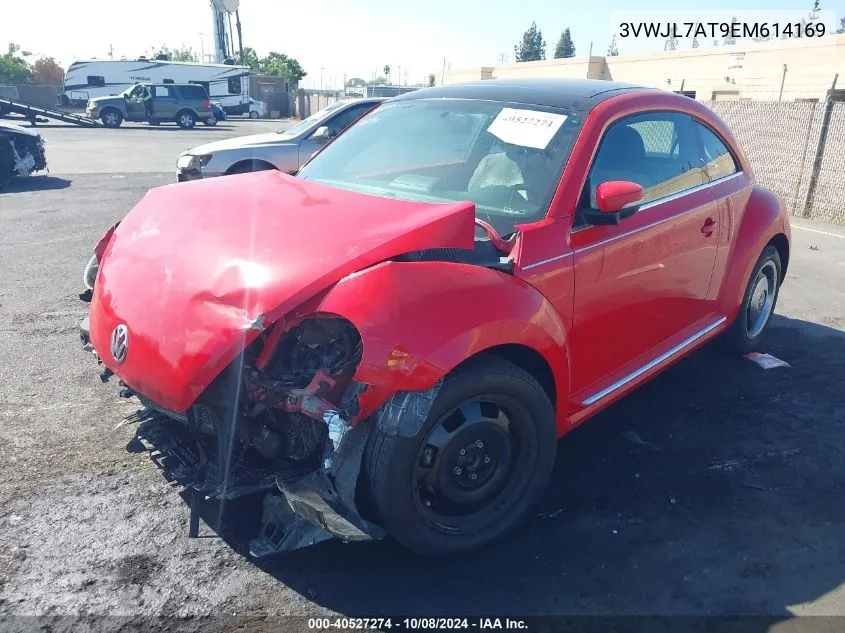 2014 Volkswagen Beetle 2.0L Tdi VIN: 3VWJL7AT9EM614169 Lot: 40527274