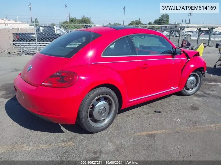 2014 Volkswagen Beetle 2.0L Tdi VIN: 3VWJL7AT9EM614169 Lot: 40527274