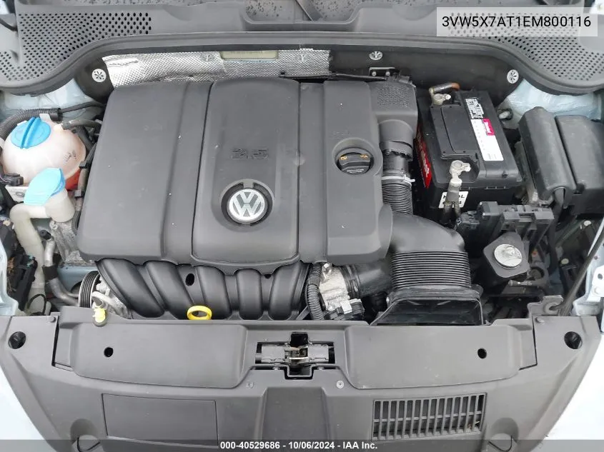 3VW5X7AT1EM800116 2014 Volkswagen Beetle