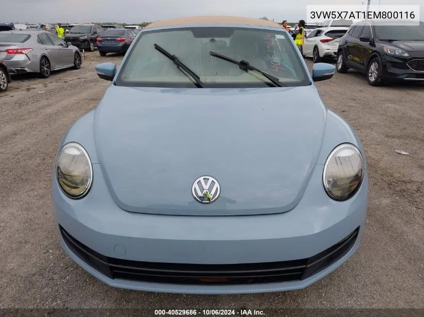 3VW5X7AT1EM800116 2014 Volkswagen Beetle