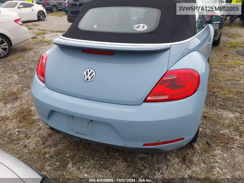 3VW5P7AT2EM802005 2014 Volkswagen Beetle