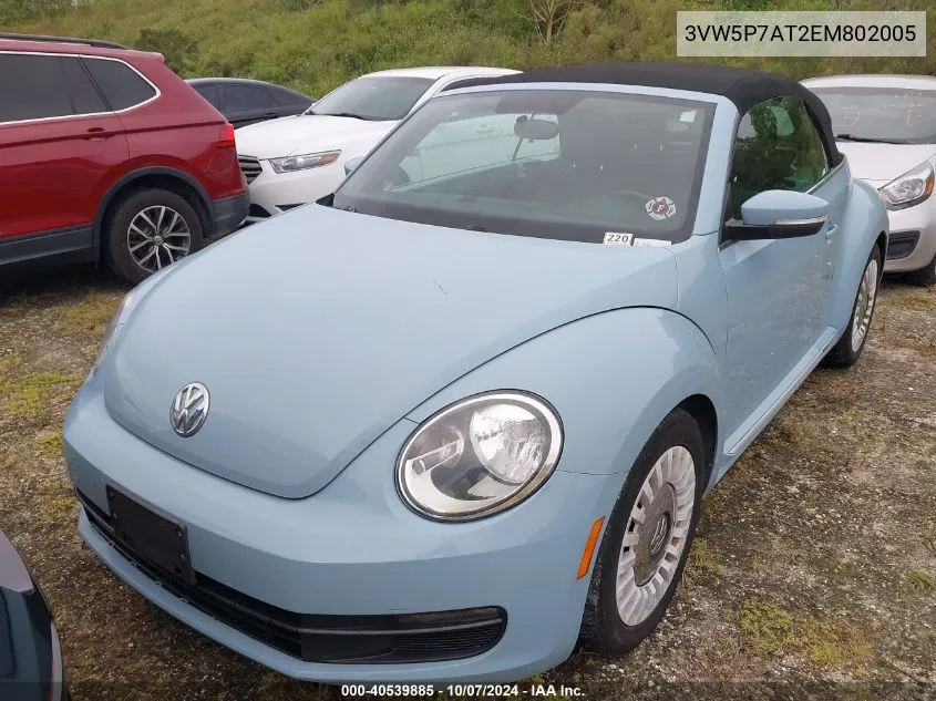 3VW5P7AT2EM802005 2014 Volkswagen Beetle