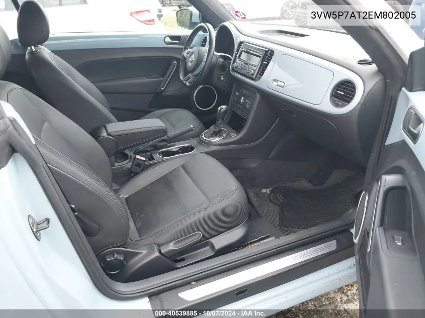 3VW5P7AT2EM802005 2014 Volkswagen Beetle