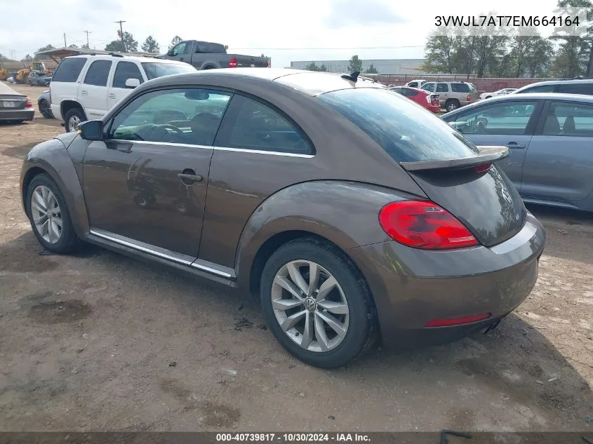 3VWJL7AT7EM664164 2014 Volkswagen Beetle 2.0L Tdi