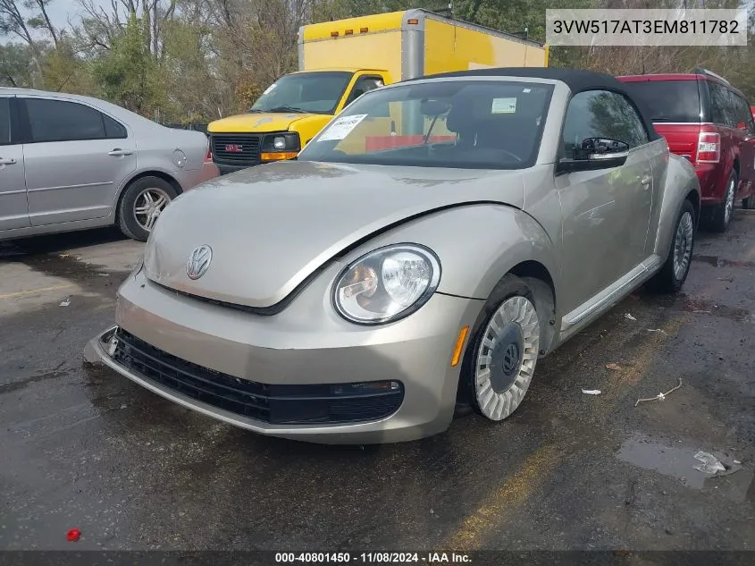 2014 Volkswagen Beetle 1.8T VIN: 3VW517AT3EM811782 Lot: 40801450