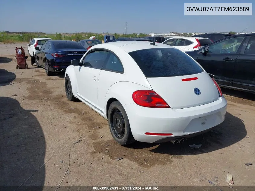 3VWJ07AT7FM623589 2015 Volkswagen Beetle 1.8T