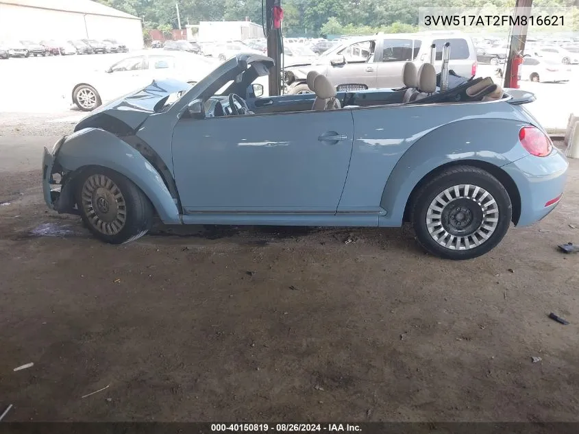 3VW517AT2FM816621 2015 Volkswagen Beetle 1.8T