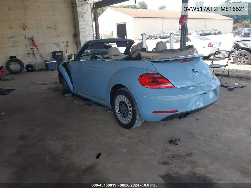 3VW517AT2FM816621 2015 Volkswagen Beetle 1.8T