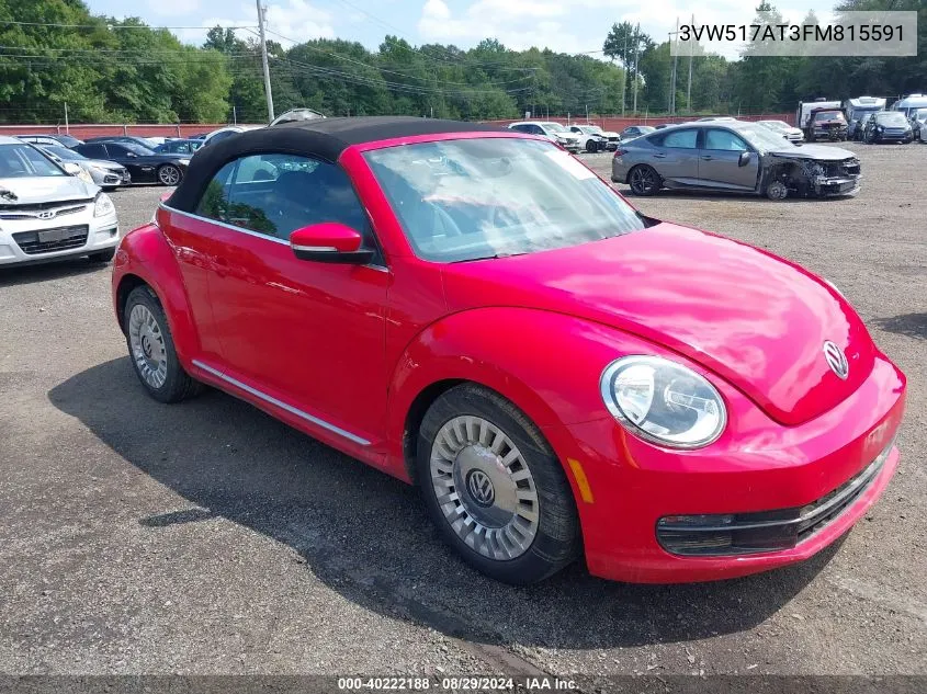 3VW517AT3FM815591 2015 Volkswagen Beetle 1.8T