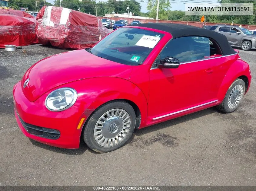 3VW517AT3FM815591 2015 Volkswagen Beetle 1.8T