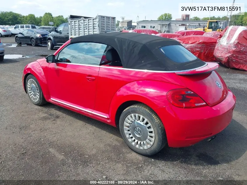 3VW517AT3FM815591 2015 Volkswagen Beetle 1.8T