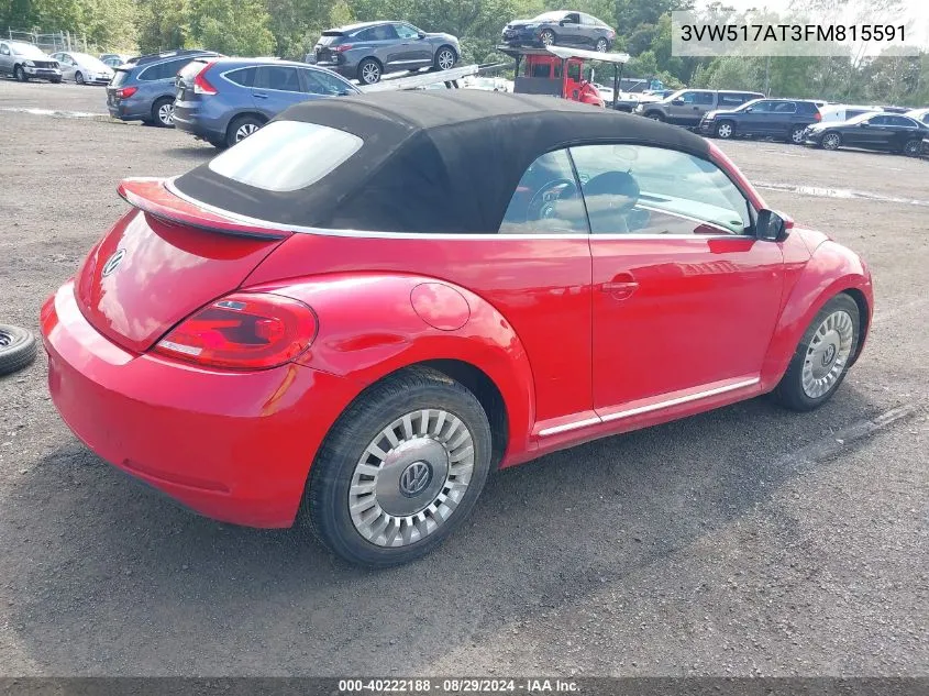 3VW517AT3FM815591 2015 Volkswagen Beetle 1.8T