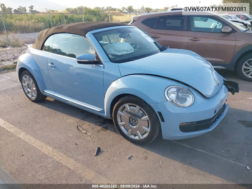 3VW507ATXFM802081 2015 Volkswagen Beetle 1.8T