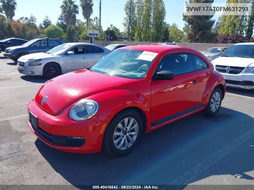 2015 Volkswagen Beetle 1.8T Fleet Edition VIN: 3VWF17AT0FM631293 Lot: 40416542