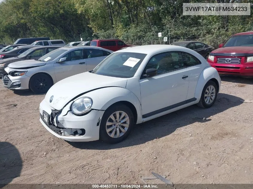 2015 Volkswagen Beetle 1.8T Fleet Edition VIN: 3VWF17AT8FM634233 Lot: 40453711