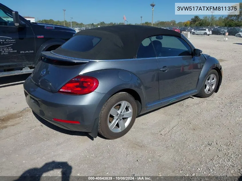 3VW517ATXFM811375 2015 Volkswagen Beetle 1.8T