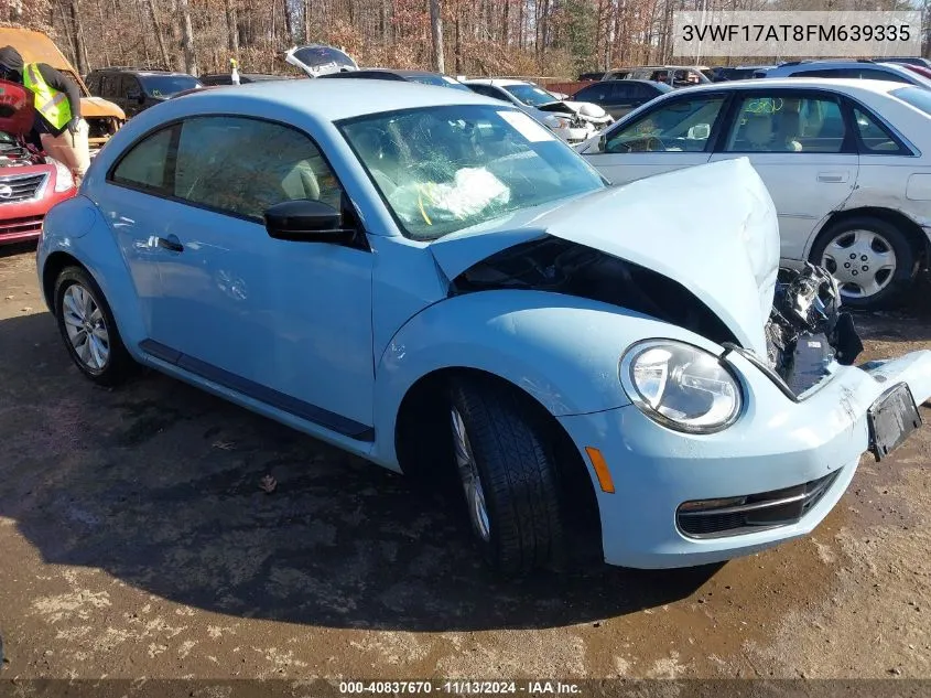 2015 Volkswagen Beetle 1.8T Fleet Edition VIN: 3VWF17AT8FM639335 Lot: 40837670