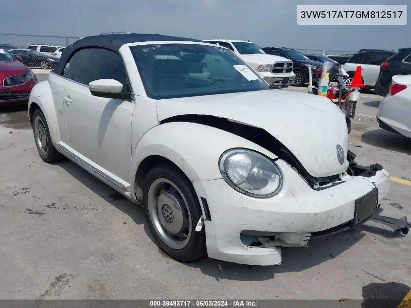 3VW517AT7GM812517 2016 Volkswagen Beetle 1.8T Denim