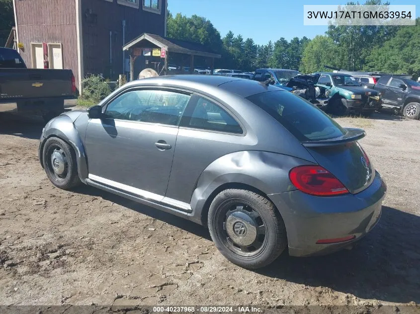 2016 Volkswagen Beetle 1.8T Se/1.8T Sel VIN: 3VWJ17AT1GM633954 Lot: 40237968