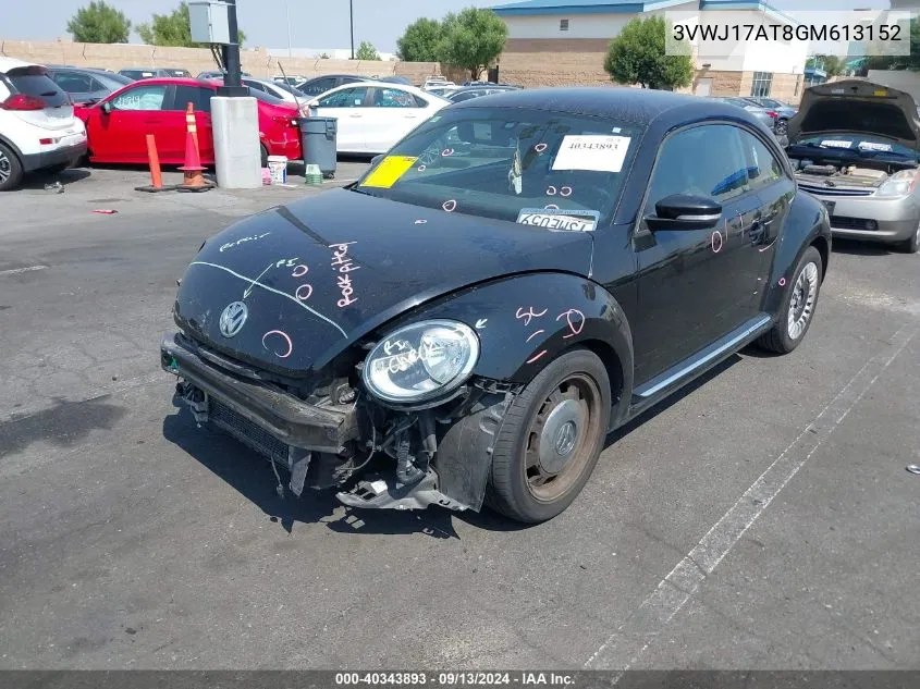 2016 Volkswagen Beetle 1.8T Se VIN: 3VWJ17AT8GM613152 Lot: 40343893