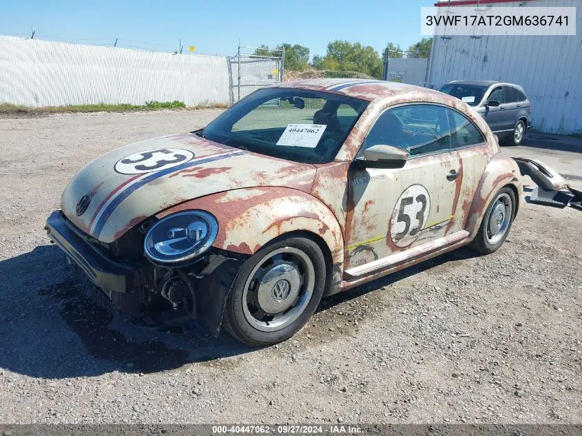 3VWF17AT2GM636741 2016 Volkswagen Beetle 1.8T Classic