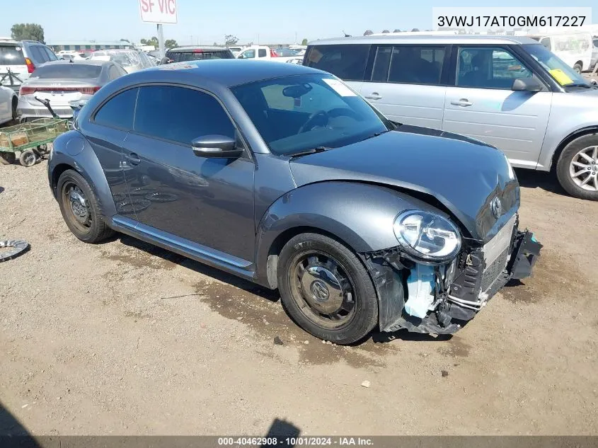 2016 Volkswagen Beetle 1.8T Se VIN: 3VWJ17AT0GM617227 Lot: 40462908