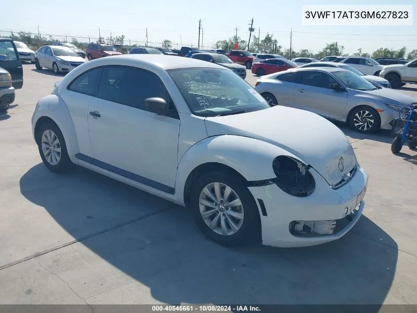 2016 Volkswagen Beetle 1.8T/S/Wolfsburg VIN: 3VWF17AT3GM627823 Lot: 40545661