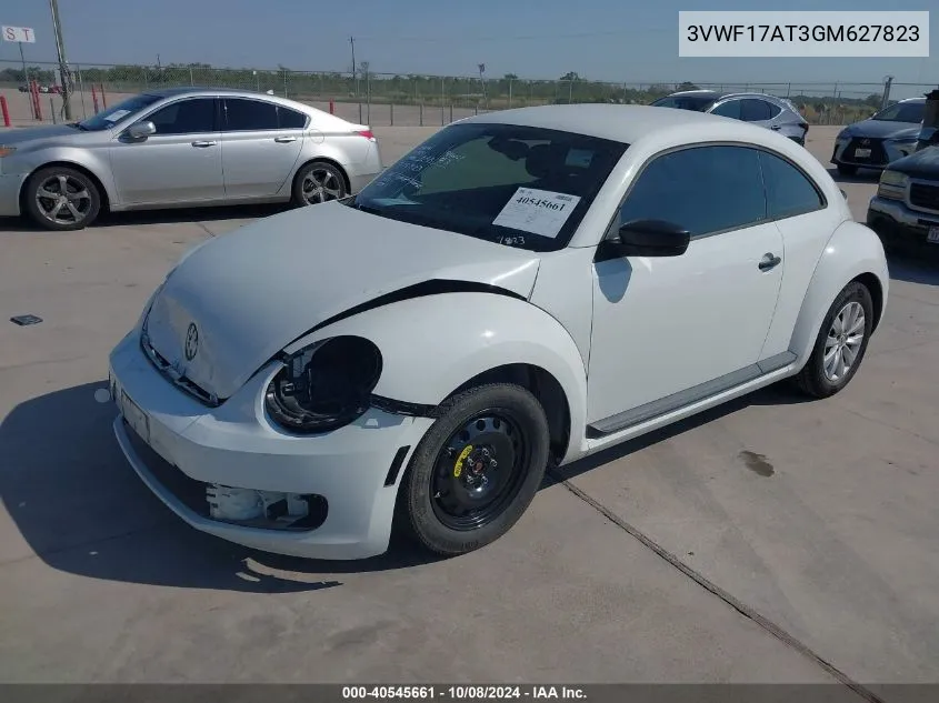 2016 Volkswagen Beetle 1.8T/S/Wolfsburg VIN: 3VWF17AT3GM627823 Lot: 40545661