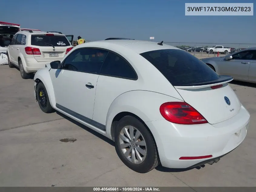 2016 Volkswagen Beetle 1.8T/S/Wolfsburg VIN: 3VWF17AT3GM627823 Lot: 40545661