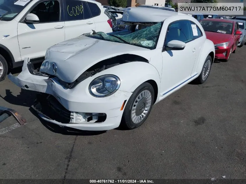 2016 Volkswagen Beetle 1.8T Se VIN: 3VWJ17AT7GM604717 Lot: 40761762