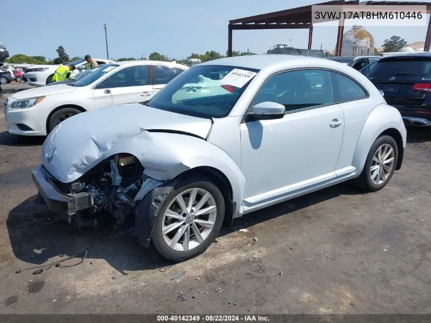 2017 Volkswagen Beetle 1.8T Se/1.8T Sel VIN: 3VWJ17AT8HM610446 Lot: 40142349