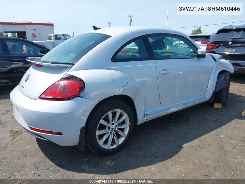 2017 Volkswagen Beetle 1.8T Se/1.8T Sel VIN: 3VWJ17AT8HM610446 Lot: 40142349