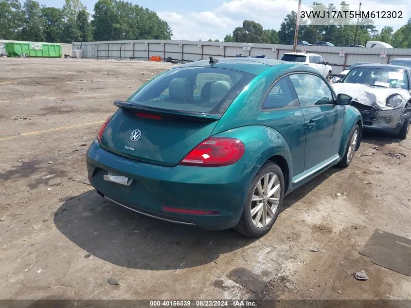 2017 Volkswagen Beetle 1.8T Se/1.8T Sel VIN: 3VWJ17AT5HM612302 Lot: 40156539