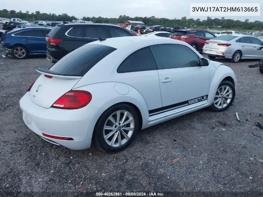 2017 Volkswagen Beetle Se/Sel VIN: 3VWJ17AT2HM613665 Lot: 40262981