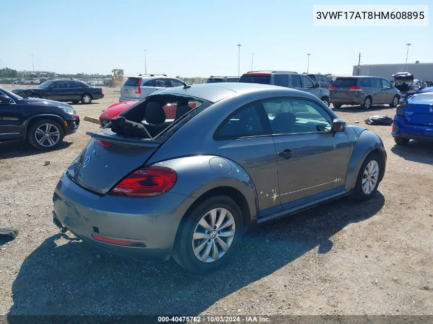 2017 Volkswagen Beetle #Pinkbeetle/1.8T Classic/1.8T S VIN: 3VWF17AT8HM608895 Lot: 40475762