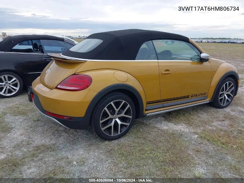 3VWT17AT6HM806734 2017 Volkswagen Beetle 1.8T Dune