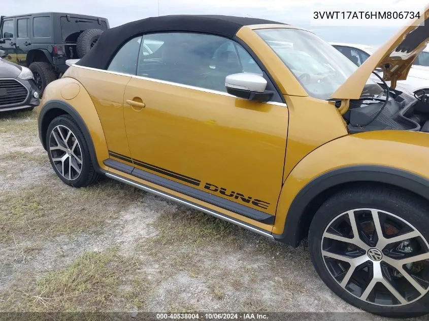 3VWT17AT6HM806734 2017 Volkswagen Beetle 1.8T Dune