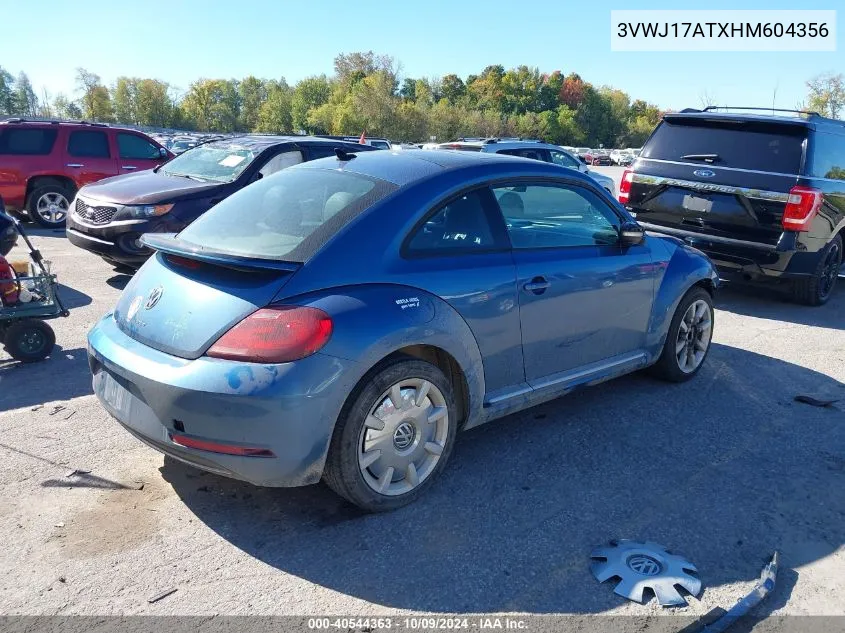 2017 Volkswagen Beetle 1.8T Sel VIN: 3VWJ17ATXHM604356 Lot: 40544363